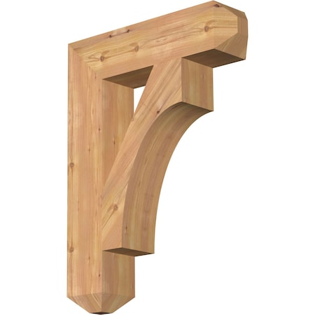 Ekena Millwork Westlake Craftsman Smooth Bracket, Western Red Cedar, 5 1/2"W x 24"D x 32"H BKT06X24X32WTL04SWR